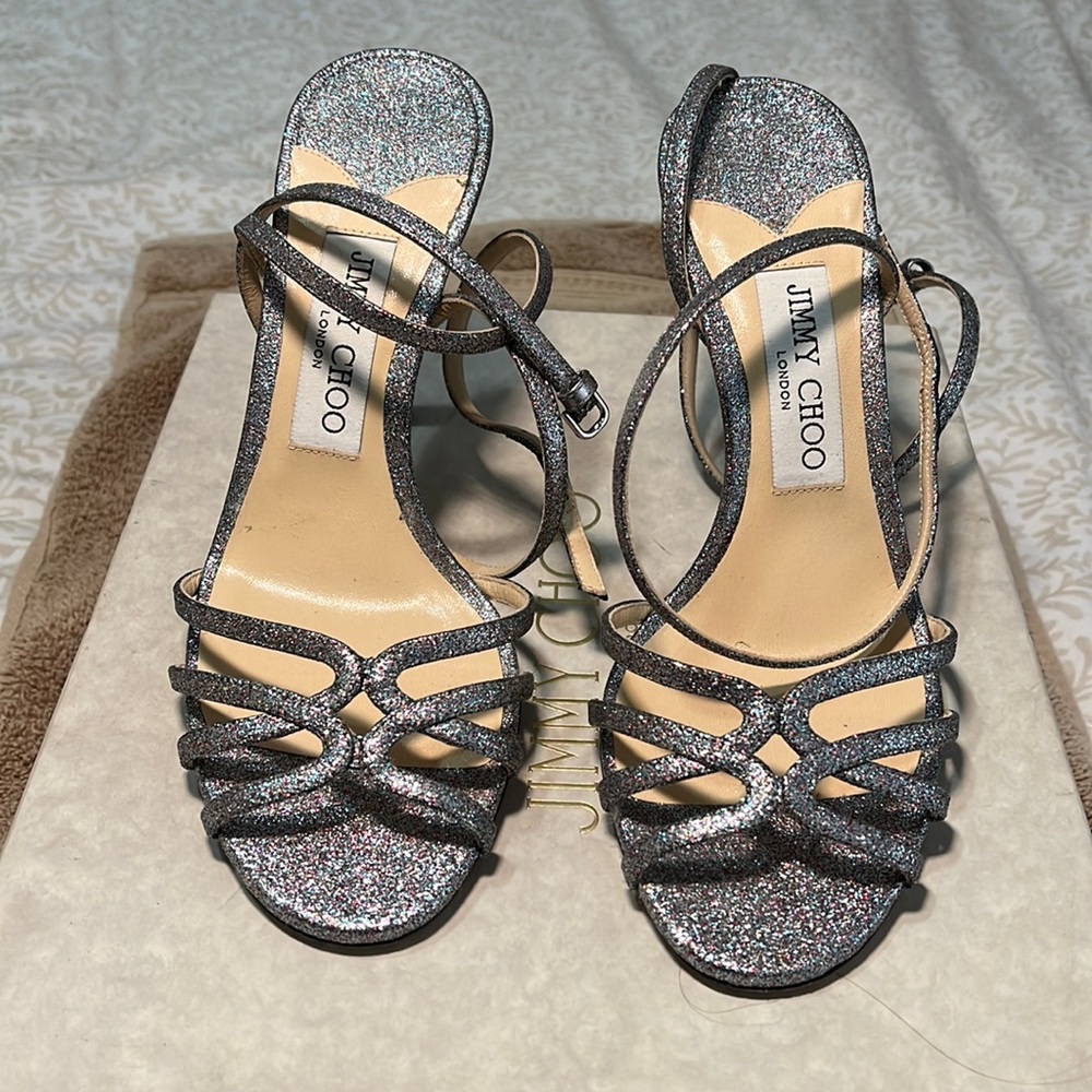 Jimmy Choo Mimi Multi Colored heels 100mm